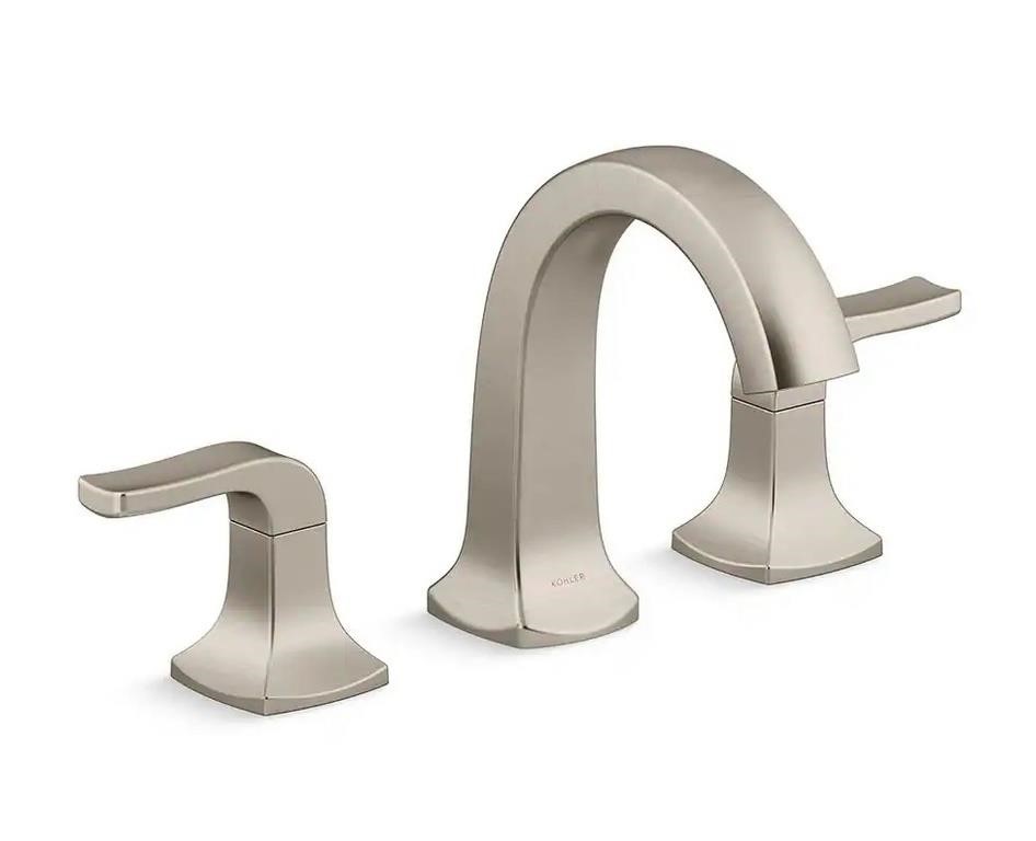 RUBICON 8IN WIDESPREAD BATHROOM FAUCET BRUSHED