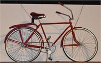 Antique Red Bicycle