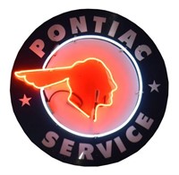 Pontiac Service Neon Sign