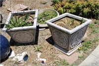Lot with (3) Flower Pots/Planters