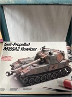 M109A1/A2 Howitzer model kit parts still in