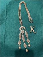 Fashion gold necklace,