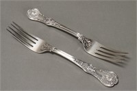 Pair of Victorian Sterling Silver Forks,