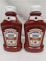 Heinz tomato ketchup 2- 44oz. bottles BB: 8/2023