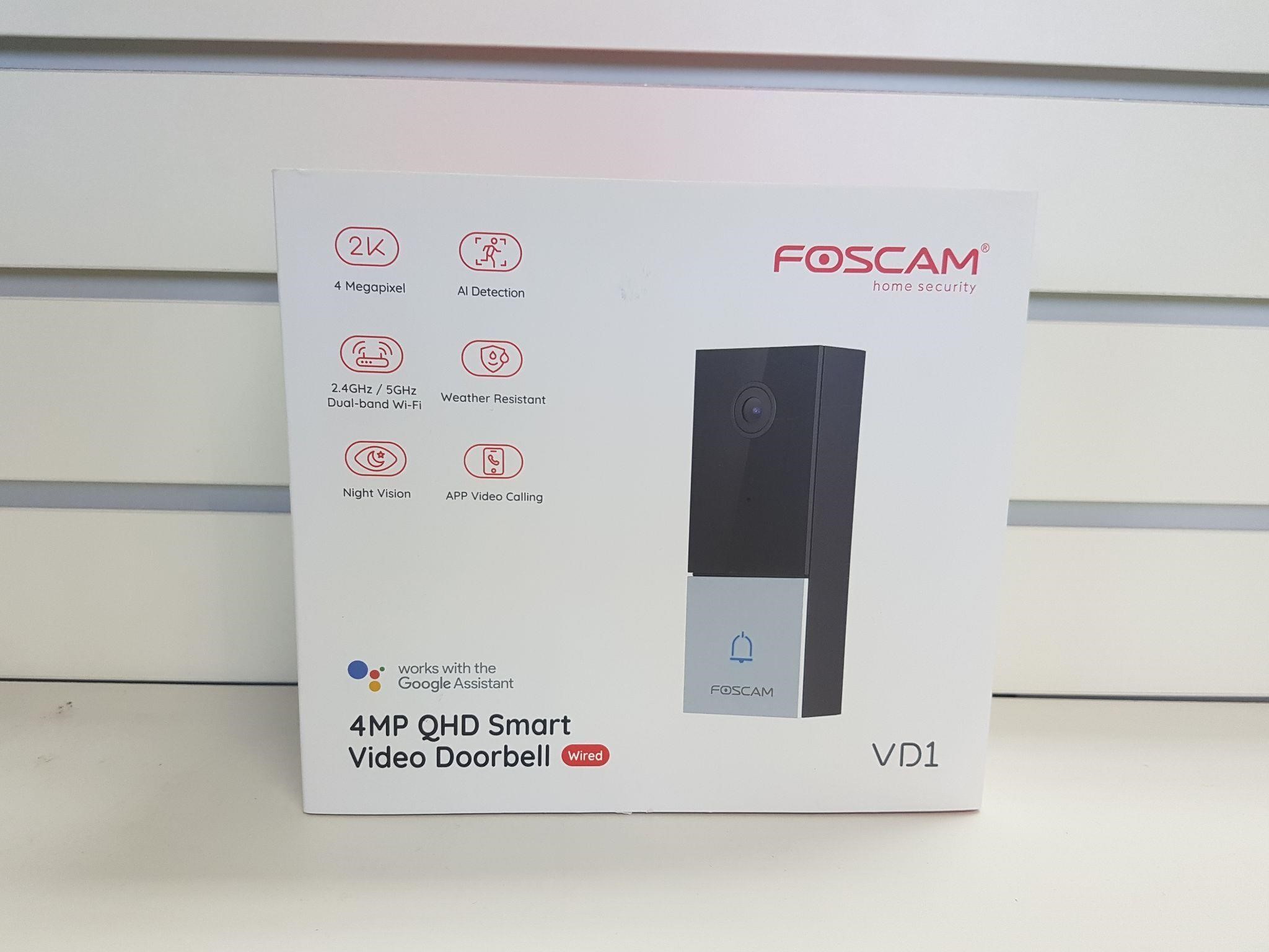 Video Door Bell Wi-Fi 4MP - FOSCAM