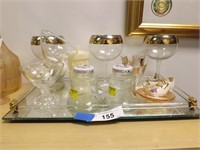 MCM Glass and Antique Items