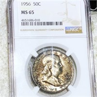 1956 Franklin Half Dollar NGC - MS65