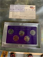 1999 commemorative quarters platinum edition