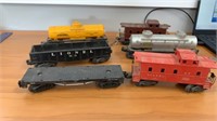 1960’s lionel train cars