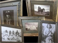 (5) 11x14 Native American Photos