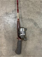 Synergy Steel Reel & Cherry Wood Fishing pole