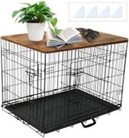 Wood Dog Crate Topper, Premium Dog Crate Table