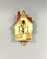 Lux Dutch Cottage Cuckoo Style Pendulette Clock
