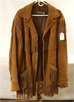 XL Leather Fringe Jacket by Oakton