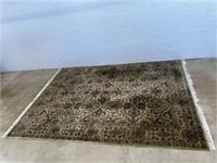 Wool Room Size Floral Rug