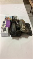 Lot of cell phones in box, bag phone