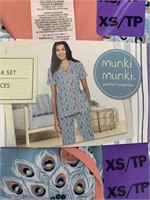 MUNKI MUNKI WOMENS PJ SET SIZE XS