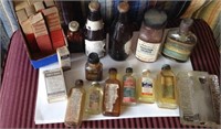 Vintage Bottles And Boxes