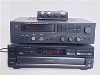 ROTEL AM/FM RECEIVER + PAIR OF ROTEL SPEAKERS