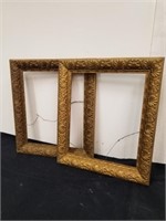 Two wood Vintage picture frames 22 x 19 inches