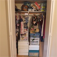 Here You Go! Contents of Closet in Crafting Room!