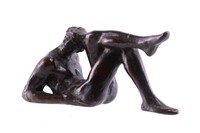 Robert Tait McKenzie Bronze Man Stretching Statue
