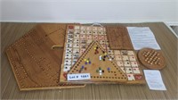 WOODEN GAME BOARDS AND GAMES