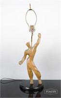 Yasha Heifetz Wooden Figure Lamp