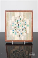 Mosaic Tile and Wood Trivet