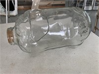 "This Little Pig Went to Market” Glass Jug