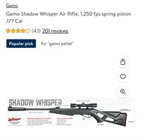 Gamo Shadow Whisper pellet gun is a .177