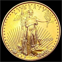 1999 $5 American Gold Eagle 1/10oz SUPERB GEM BU