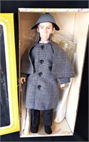 EFFANBEE SHERLOCK HOLMES CHARACTER DOLL ON BOX