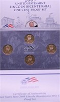 2009 PROOF FORMATIVE YEARS LINCOLN SET