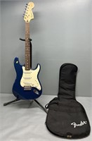 Fender Squire Strat Electric Guitar & Case