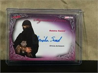 TNA Wrestling Autographed Raisha Saeed Card