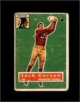 1956 Topps #1 Jack Carson P/F to GD+