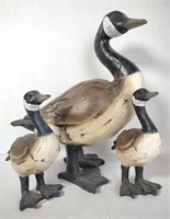 Resin Goose Figurines (Tallest approx 12.5")