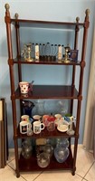 T - 5-TIER CURIO DISPLAY (CONTENTS EXCLUDED)