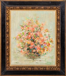 Katherine Dreier Bouquet Oil on Canvas, 1940s