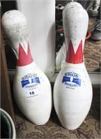 Pair: Brunswick bowling pins