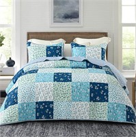 Whale Flotilla Reversible Patchwork Quilts King Si