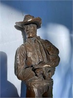 US Mail Cowboy Statue by Largo