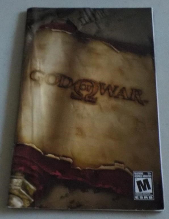 God Of War Sony Playstation 2 Instruction Book