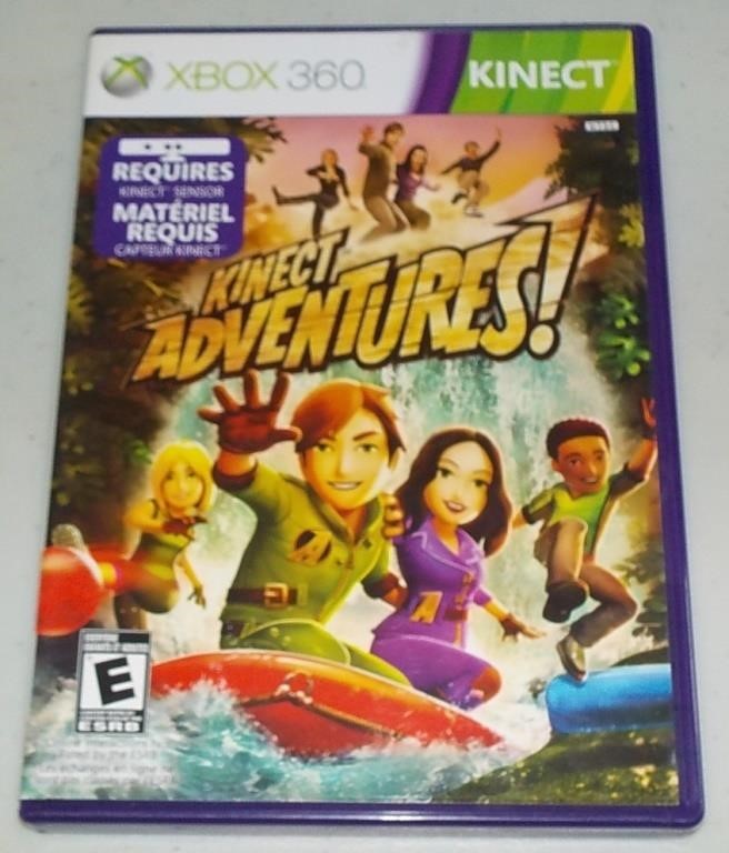 Kinect Adventures Xbox 360 Game CIB