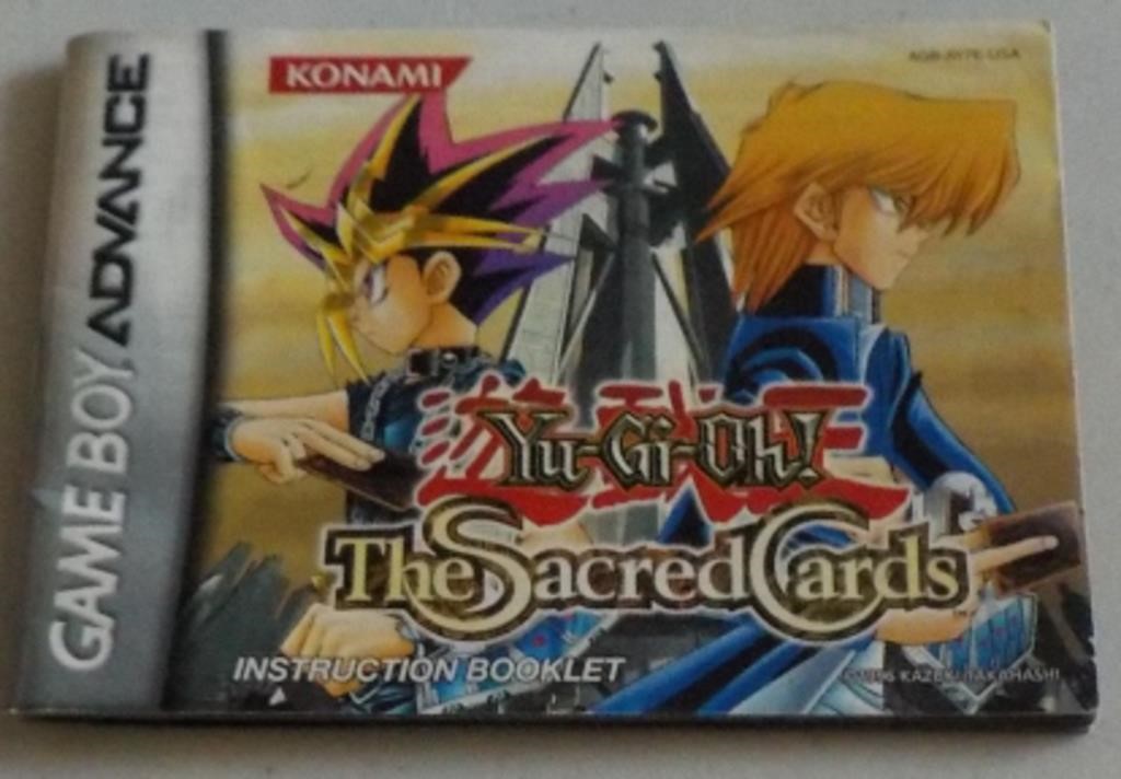 Yu-Gi-Oh The Sacred Cards Game Boy Adv Inst Book