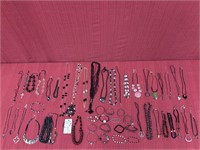 53 Costume Jewelry Items:  38 Necklaces and 15