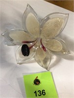 Beautiful glass blown flower