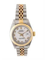 Rolex Oyster Perpetual Datejust White Dial Watch