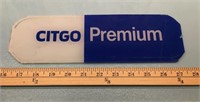 Citgo Premium gas pump glass